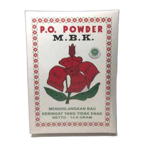 MBK POWDER MENGHILANGKAN BAU KERINGAT YANG TIDAK ENAK 1 BOX ISI 12 BUNGKUS PUTIH
