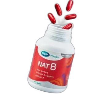 NAT B MEMENUHI KEBUTUHAN VITAMIN B COMPLEX ISI 30 CAPSULES