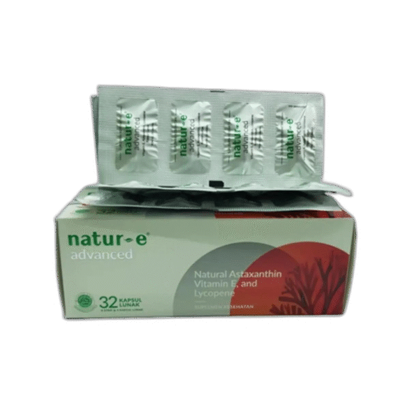 NATUR E ADVANCED 1 BOX ISI 32 KAPSUL LUNAK  SUPLEMEN KESEHATAN