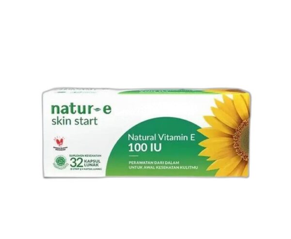 NATUR E SKIN START NATURAL VITAMIN E 100 IU 1 BOX ISI 32 KAPSUL LUNAK