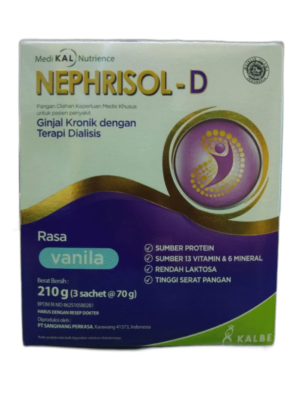 NEPHRISOLD ISI 210 GR 3 SACHET 70 GR RASA VANILA