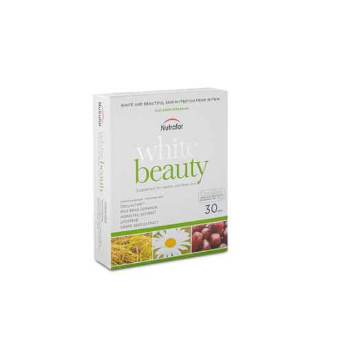 NUTRAFOR WHITE BEAUTY ISI 30 KAPSUL SUPLEMEN KESEHATAN