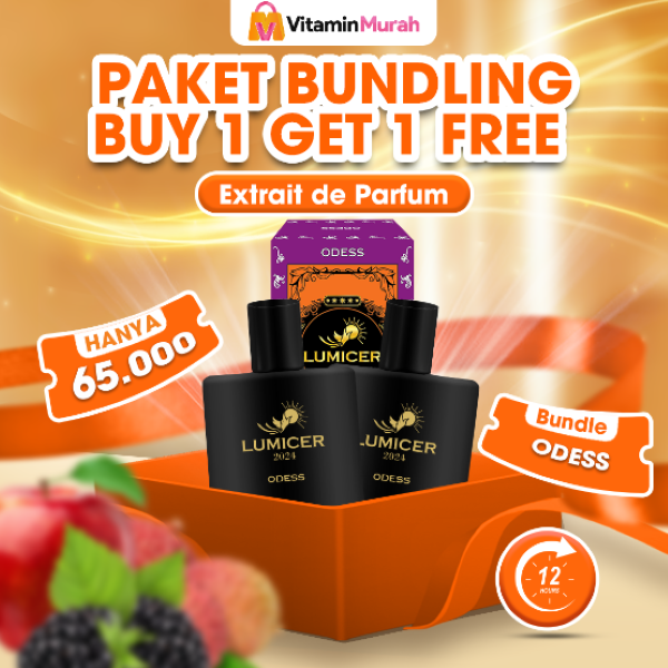 LUMICER ODESS PARFUM – PAKET HEMAT 2 BOTOL | EXTRAIT DE PARFUM | WANGI TAHAN LAMA