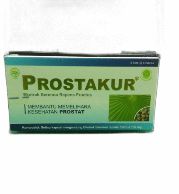 PROSTAKUR MEMBANTU MEMELIHARA KESEHATAN PROSTAT 1 BOX ISI 5 STRIP  6 KAPSUL