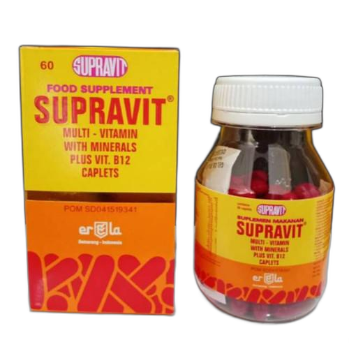 SUPRAVIT MULTIVITAMIN WITH MINERALS ISI 60 CAPLETS