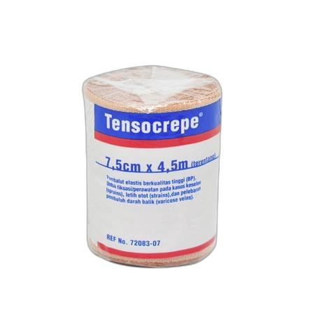 TENSOCREPE UKURAN 75CM X 45M PEMBALUT ELASTIS BERKUALITAS TINGGI ISI 1 PCS