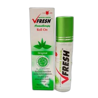 VFRESH AROMATHERAPY ROLL ON RASA ORIGINAL ISI 8 ML