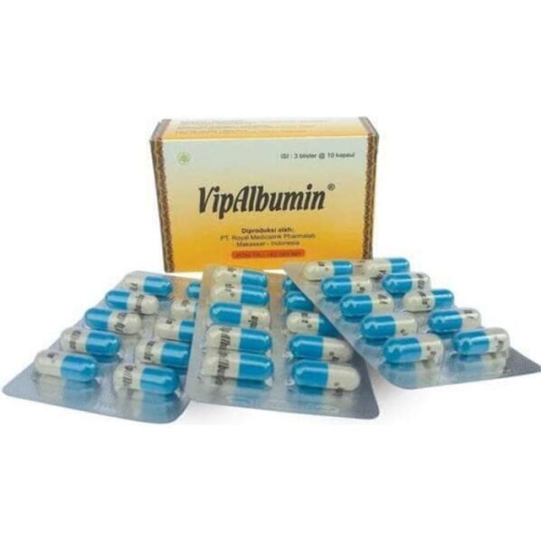 VIPALBUMIN EKSTRAK IKAN GABUS 1 BOX ISI 30 KAPSUL