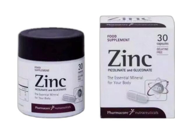 ZINC PICOLINATE AND GLUCONATE ISI 30 CAPSULES
