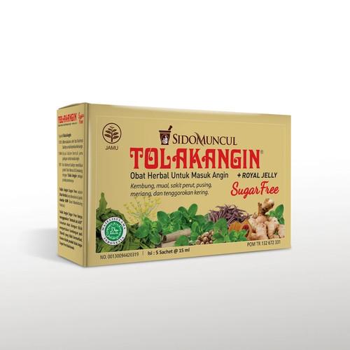 TOLAK ANGIN SUGAR FREE 1 BOX ISI 5 SACHET 15 ML DARI SIDOMUNCUL