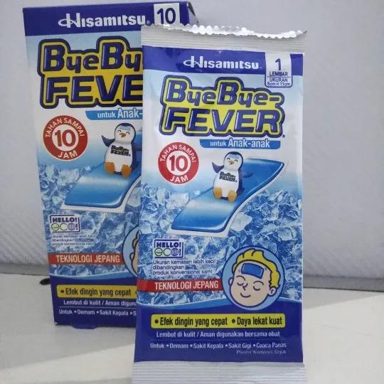 BYE FEVER ANAK PLESTER KOMPRES DEMAM ISI 1 LEMBAR