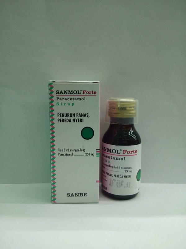 SANMOL FORTE PARACETAMOL SYRUP ISI 60ML