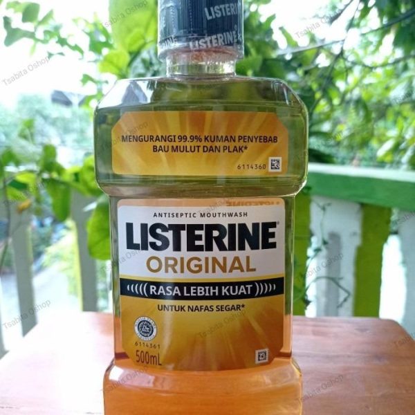 LISTERINE ORIGINAL ANTISEPTIC MOUTHWASH ISI 500 ML