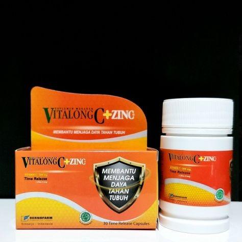 VITALONG C  ZINC MEMBANTU MENJAGA DAYA TAHAN TUBUH ISI 30 KAPSUL
