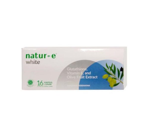 NATUR E WHITE SUPLEMEN KESEHATAN ISI 16 KAPSUL LUNAK