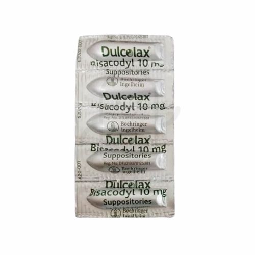 DULCOLAX BISACODYL 10MG UNTUK MENGATASI KONSTIPASI ISI 5 SUPOSITORIA