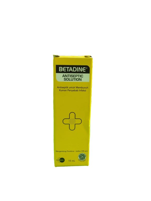 BETADINE ANTISEPTIK SOLUTION ISI 15 ML