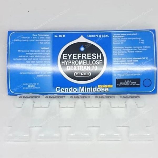 CENDO EYEFRESH MINIDOSE ISI 5 BOTOL PE  06 ML