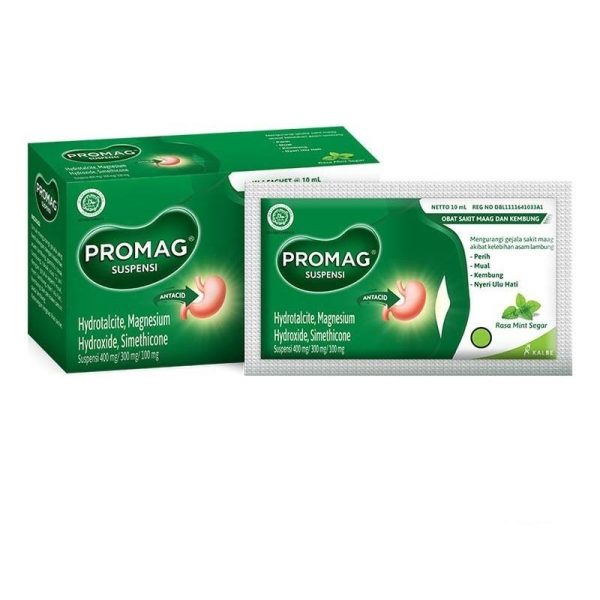 PROMAG RASA MINT SEGAR LIQUID 1 BOX ISI 6 SACHET