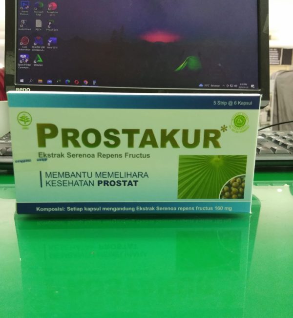 PROSTAKUR MEMBANTU MEMELIHARA KESEHATAN PROSTAT 1 BOX ISI 5 STRIP  6 KAPSUL