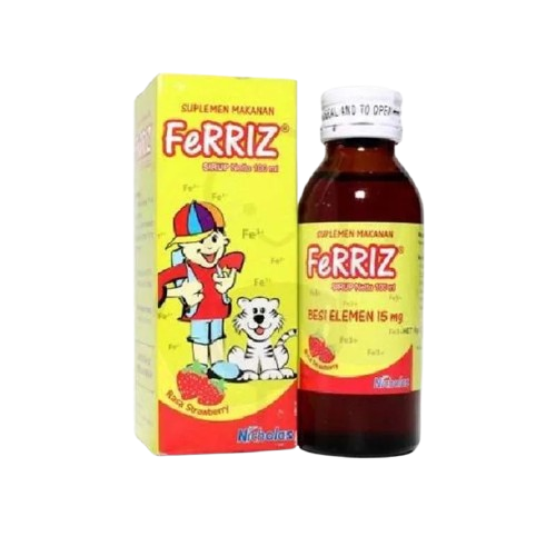 FERRIZ SYRUP RASA STRAWBERRY 100 ML