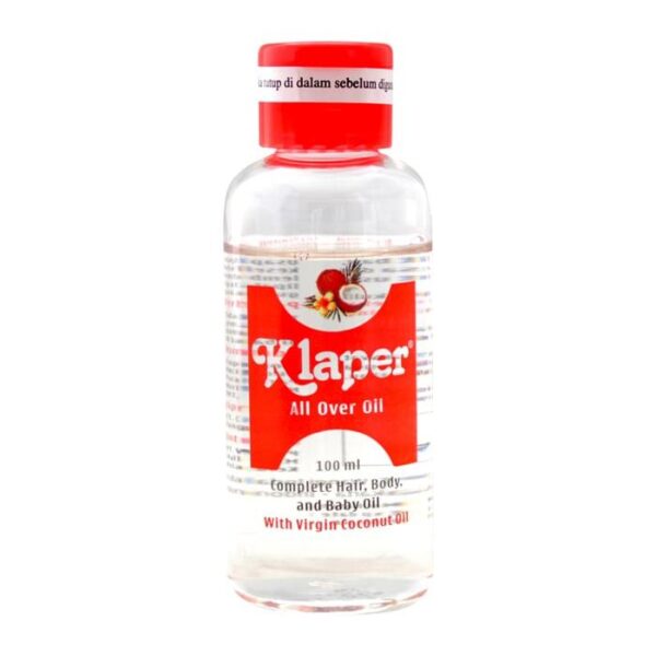 KLAPER ALL OVER OIL WITH VIRGIN COCONUT OIL ISI 100 ML
