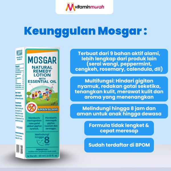 MOSGAR 60 ML - LOTION ANAK ANTI NYAMUK - Gambar 6