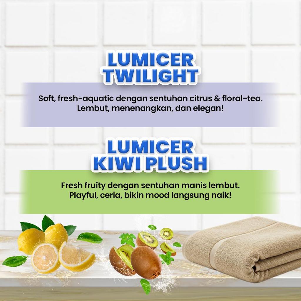 TWILIGHT & KIWI LUMICER BODY WASH (BUY 1 GET 1) 2 X 500 ML - SABUN MENCERAHKAN MELEMBAPKAN ATASI BAU BADAN, NON SLS GOAT MILK & NIACINAMIDE - Gambar 2